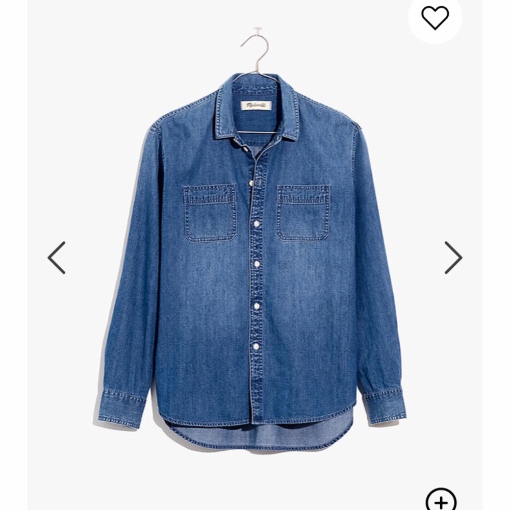 Madewll Denim Boyfriend Shirt